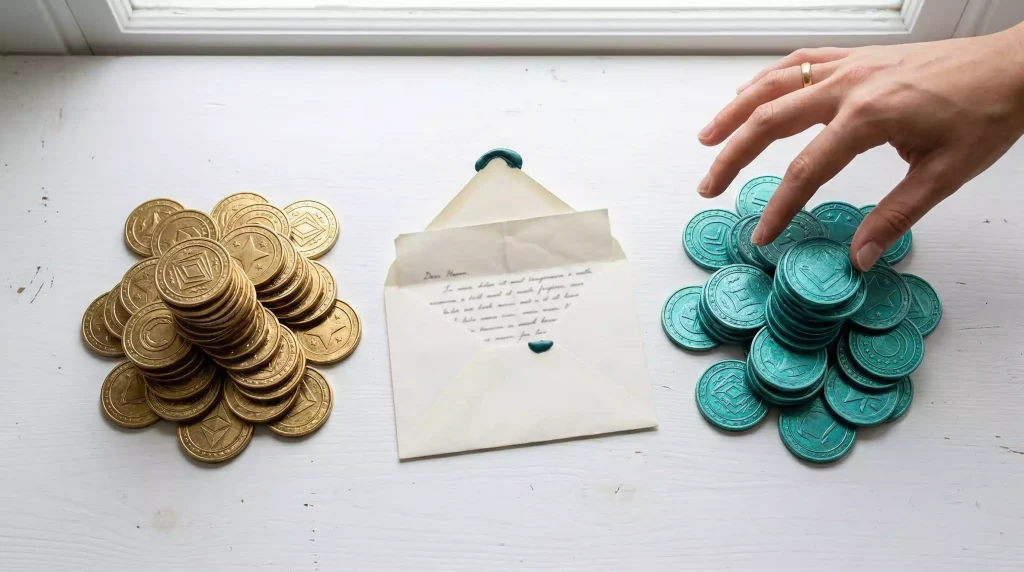 How sweepstakes slots work — Gold Coins and Sweeps Coins on a player screen